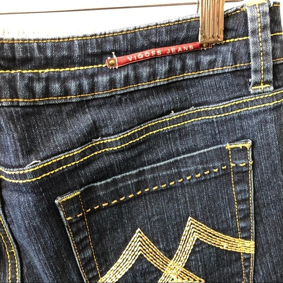 Vigoss jeans dark wash SZ 13/14 W and 32  L - Picture 5 of 7